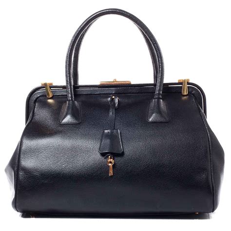 prada leather madras cerniera doctor|PRADA Goatskin Cerniera Doctor Bag Black .